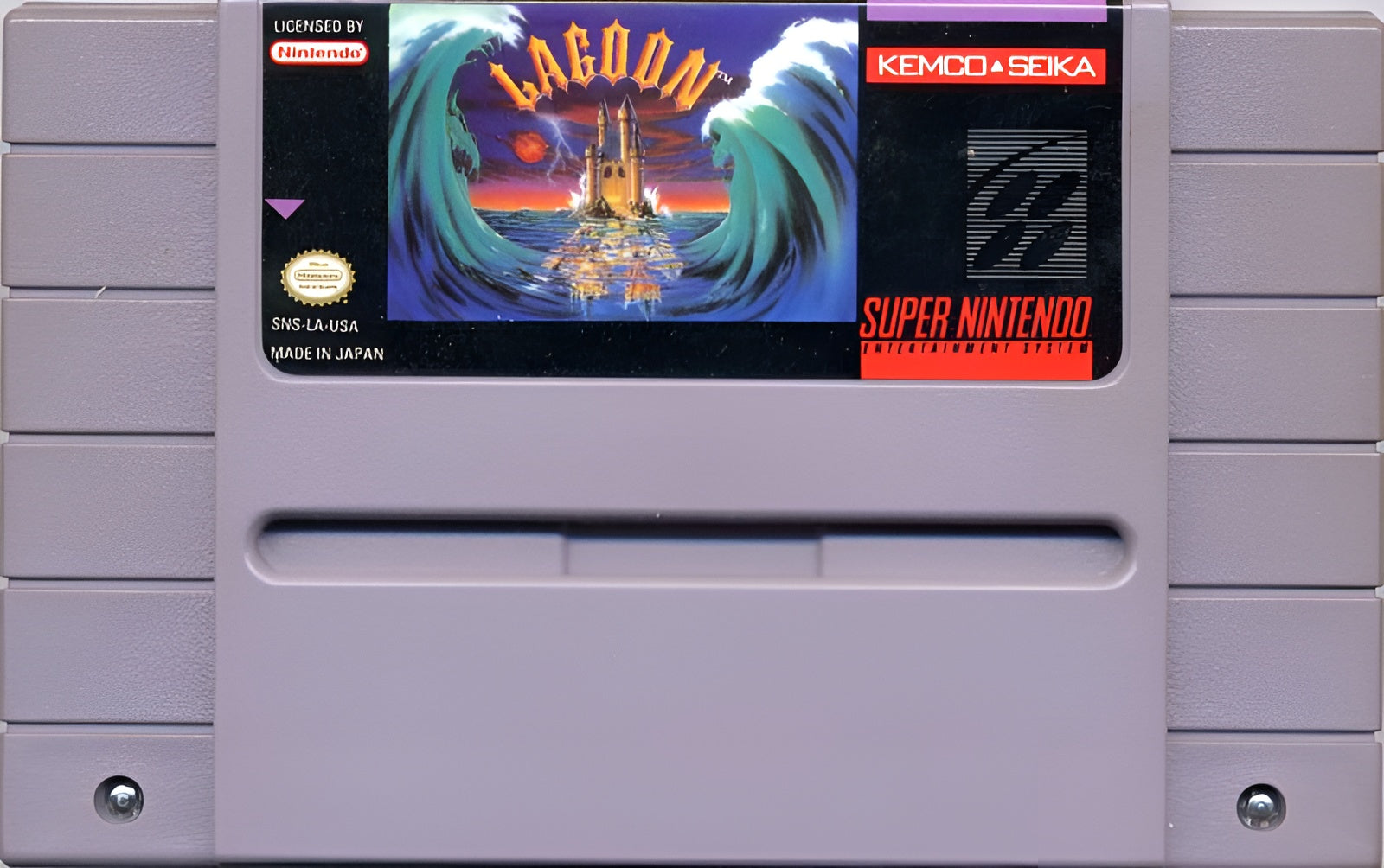 Lagoon SNES - Video Game - Used - CaveGamers - Image 3