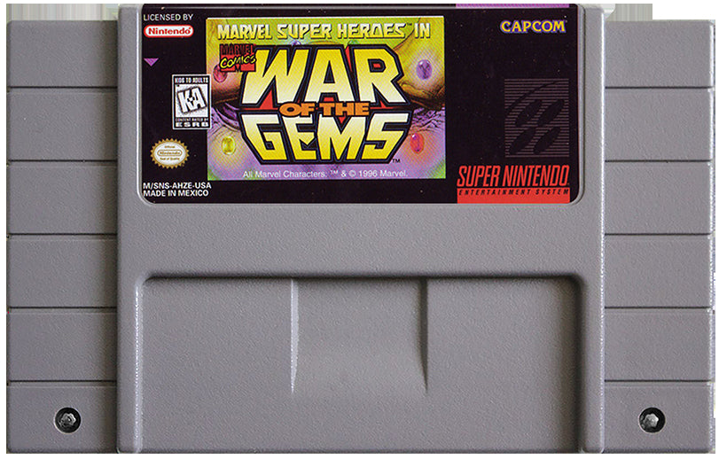 Marvel Super Heroes in War of the Gems SNES - Video Game - Used - CaveGamers - Image 3