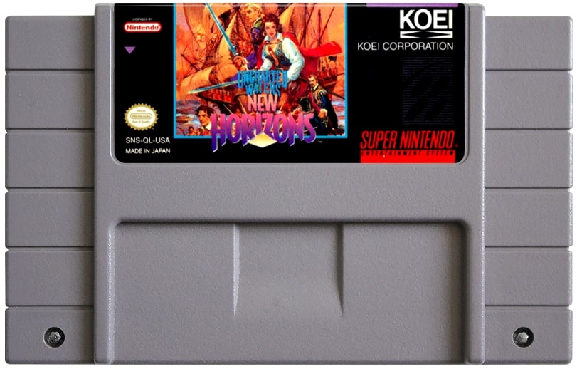 New Horizons SNES - Video Game - Used - CaveGamers - Image 3