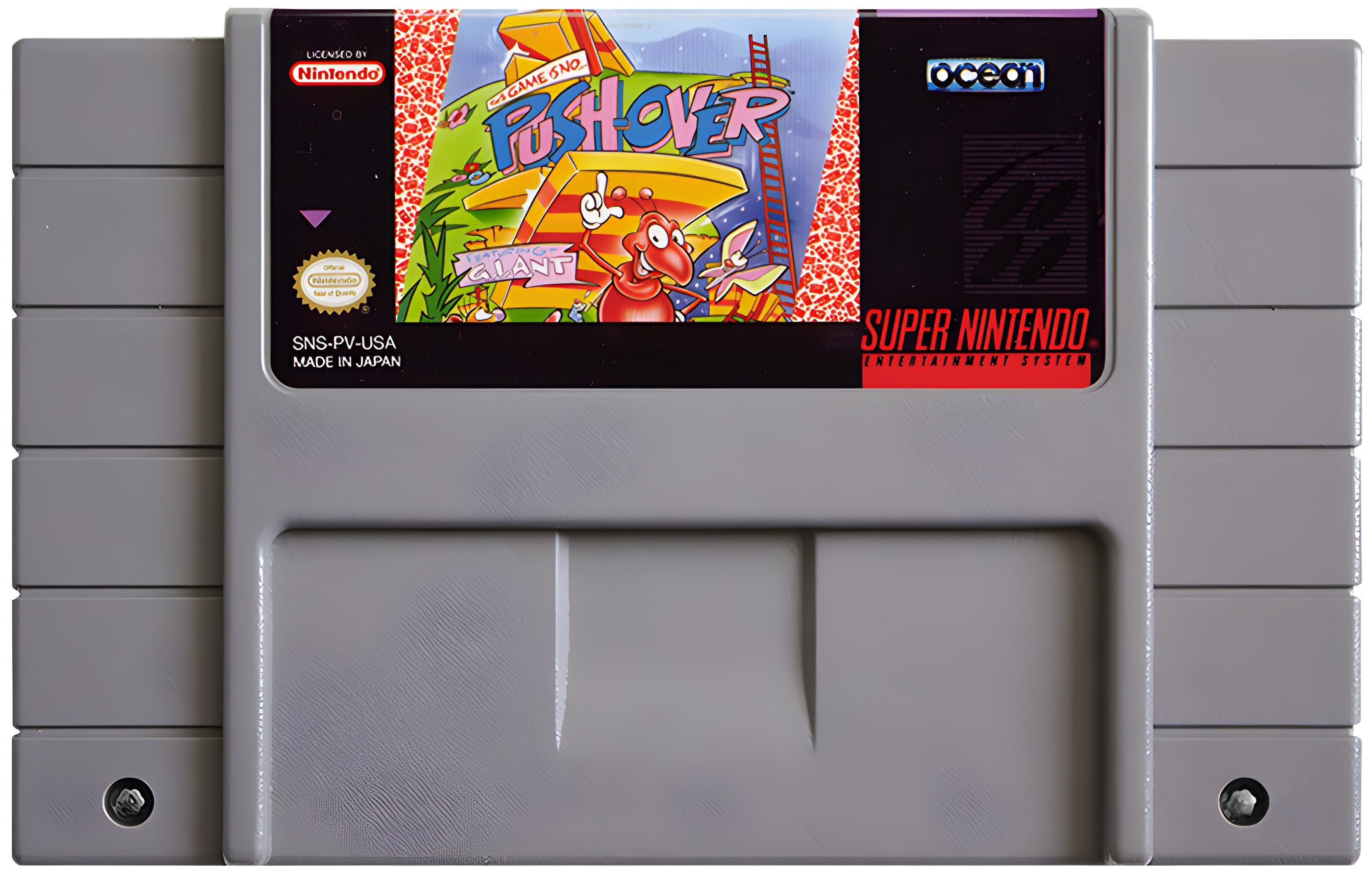 Push-Over SNES - Video Game - Used - CaveGamers - Image 3