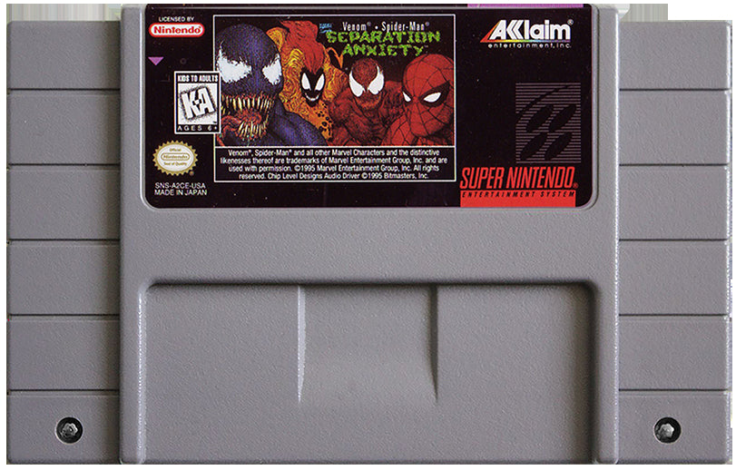 Venom Spider-Man: Separation Anxiety SNES - Video Game - Used - CaveGamers - Image 3