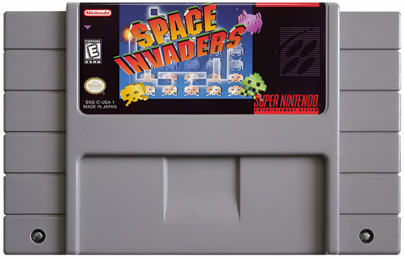 Space Invaders SNES - Video Game - Used - CaveGamers - Image 3