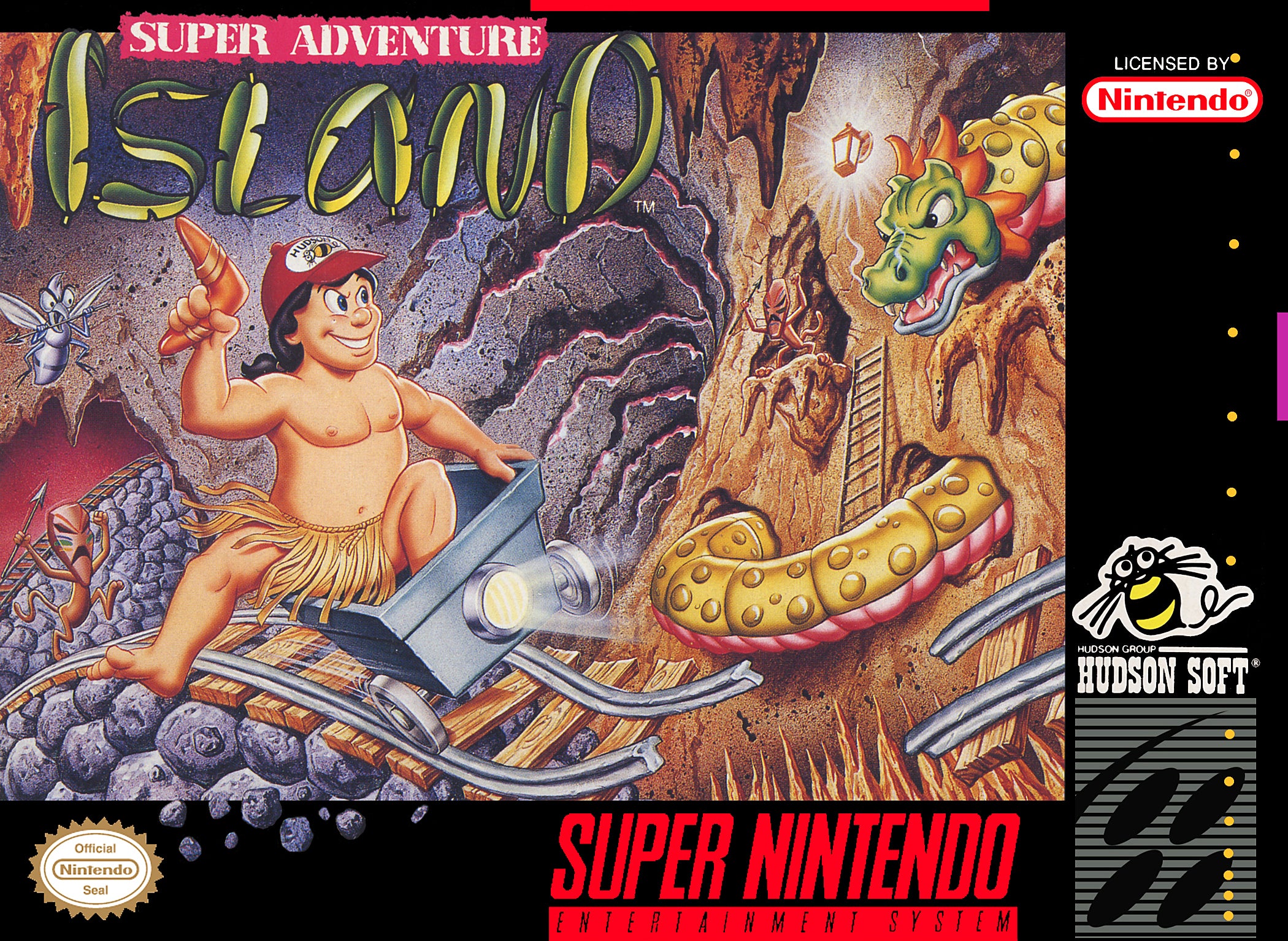 Super Adventure Island SNES - Video Game - Used - CaveGamers