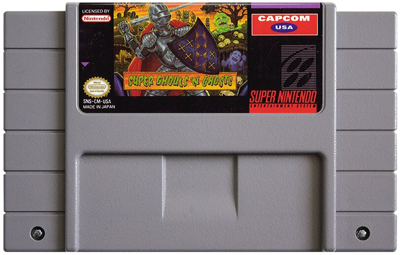 Super Ghouls 'N Ghosts SNES - Video Game - Used - CaveGamers - Image 3