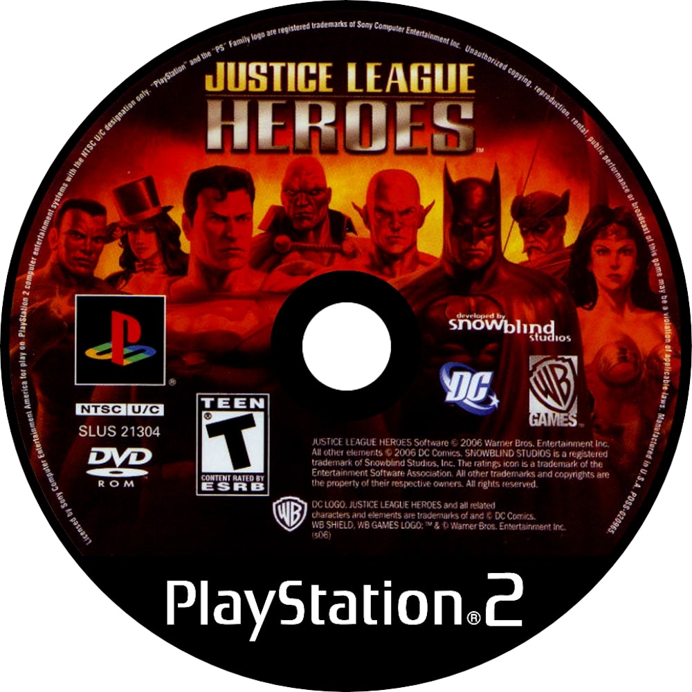 Justice League Heroes PS2 - Video Game - Used - CaveGamers - Image 3