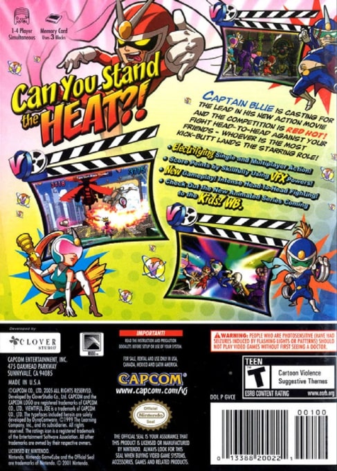 Viewtiful Joe Red Hot Rumble GameCube - Video Game - Used - CaveGamers - Image 2