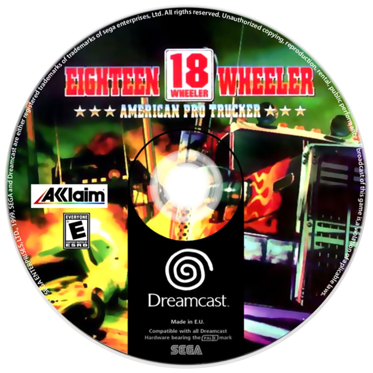 18 Wheeler American Pro Trucker DreamCast - Video Game - Used - CaveGamers - Image 3