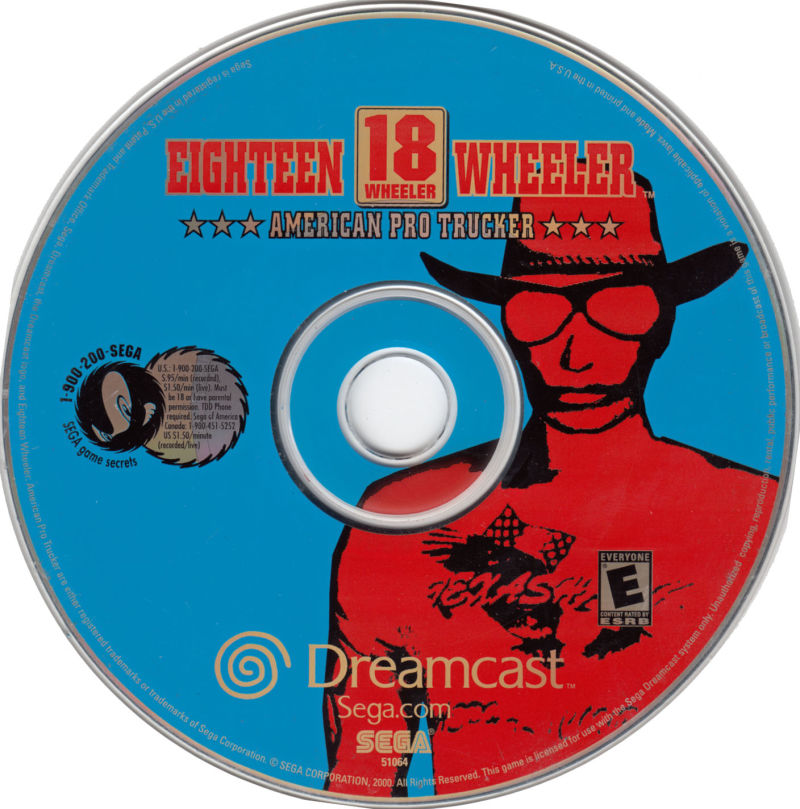 18 Wheeler American Pro Trucker DreamCast - Video Game - Used - CaveGamers - Image 4