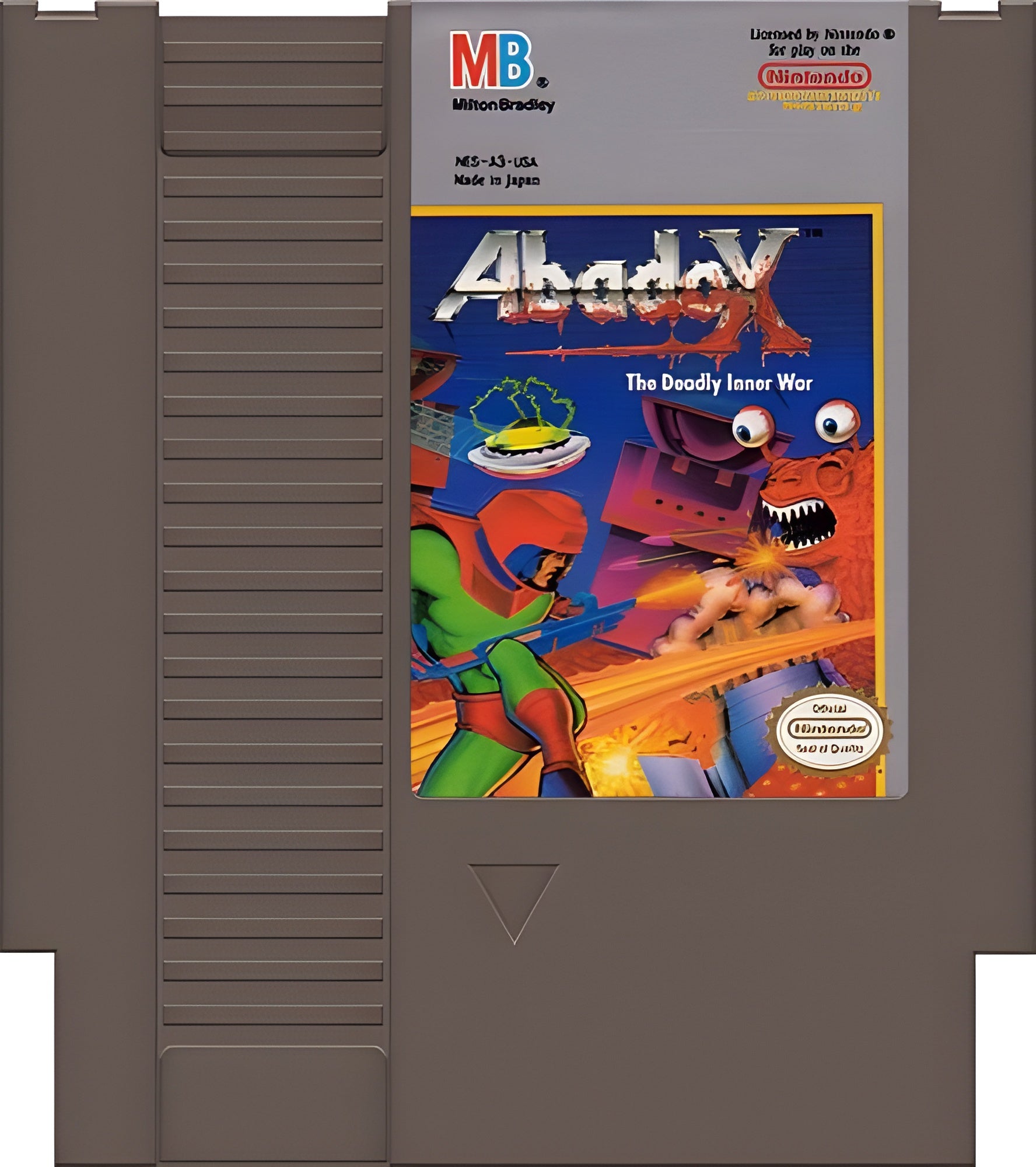 Abadox NES - Video Game - Used - CaveGamers - Image 3