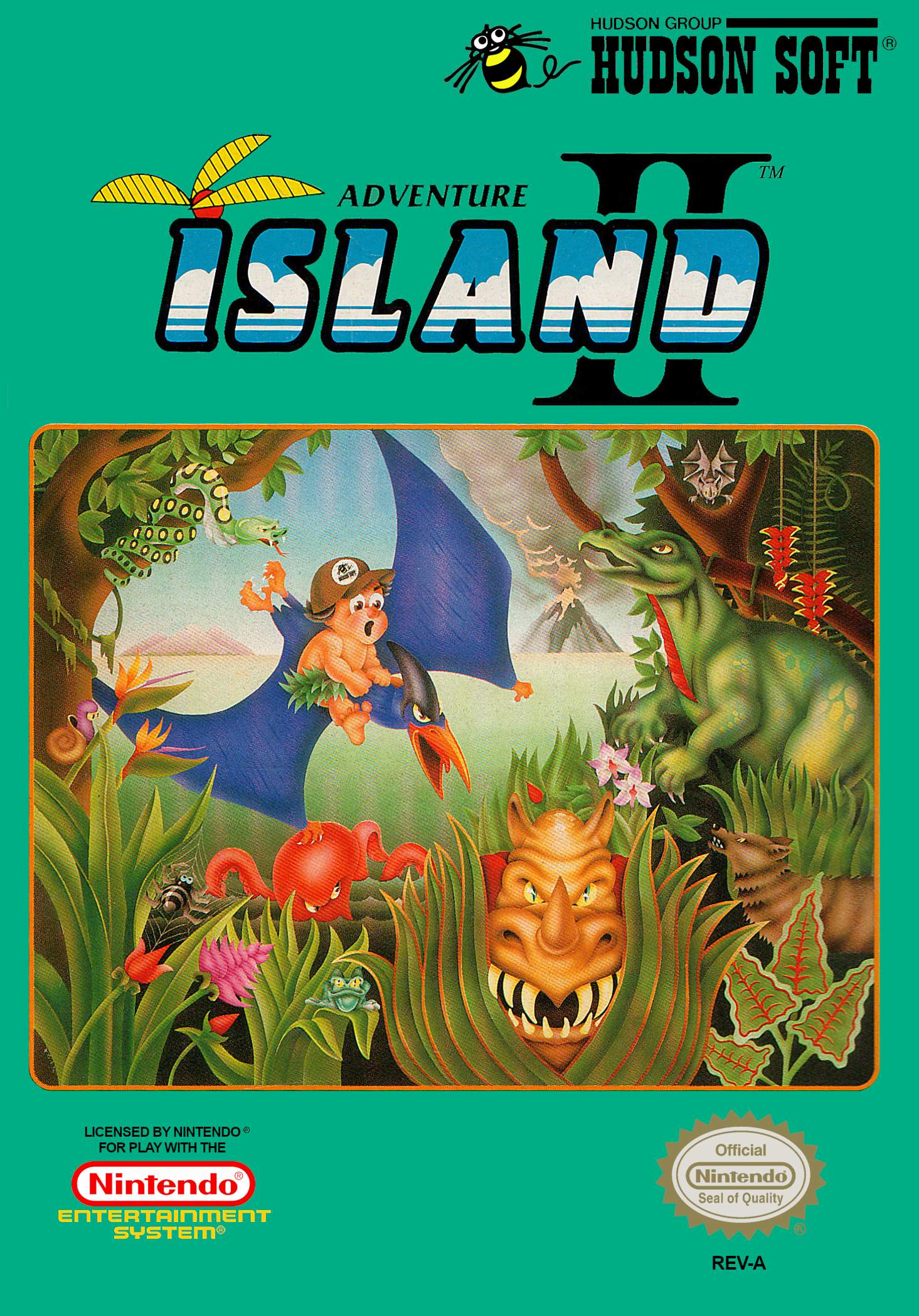Adventure Island II NES - Video Game - Used - CaveGamers