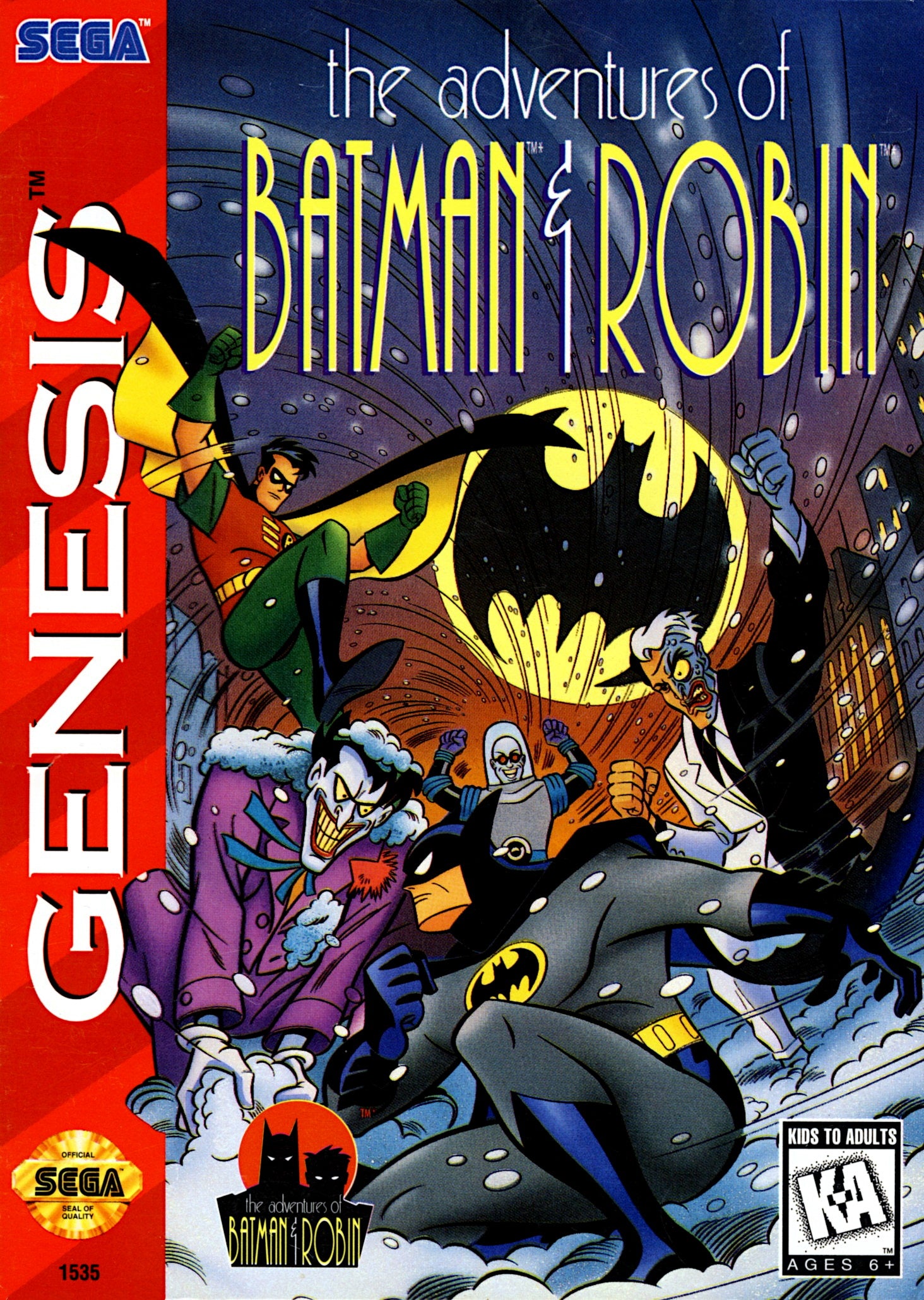 Adventures of Batman and Robin Genesis - Video Game - Used - CaveGamers