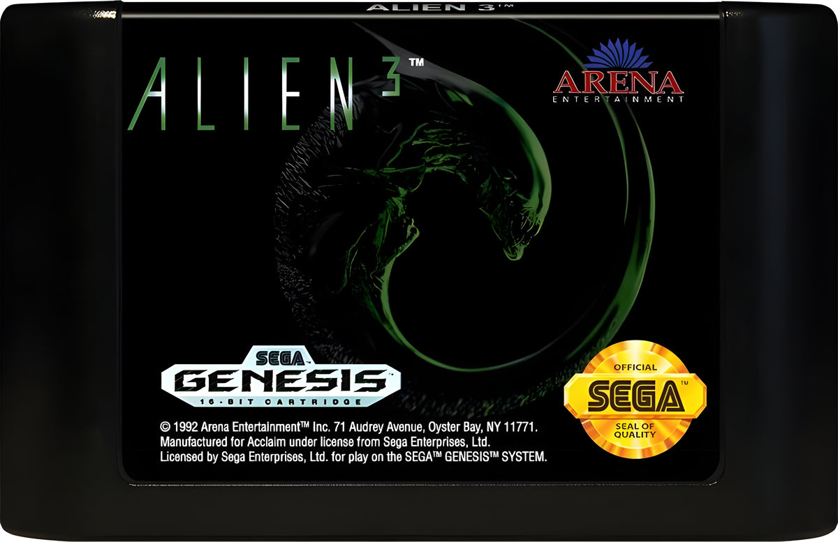 Alien 3 Genesis - Video Game - Used - CaveGamers - Image 3
