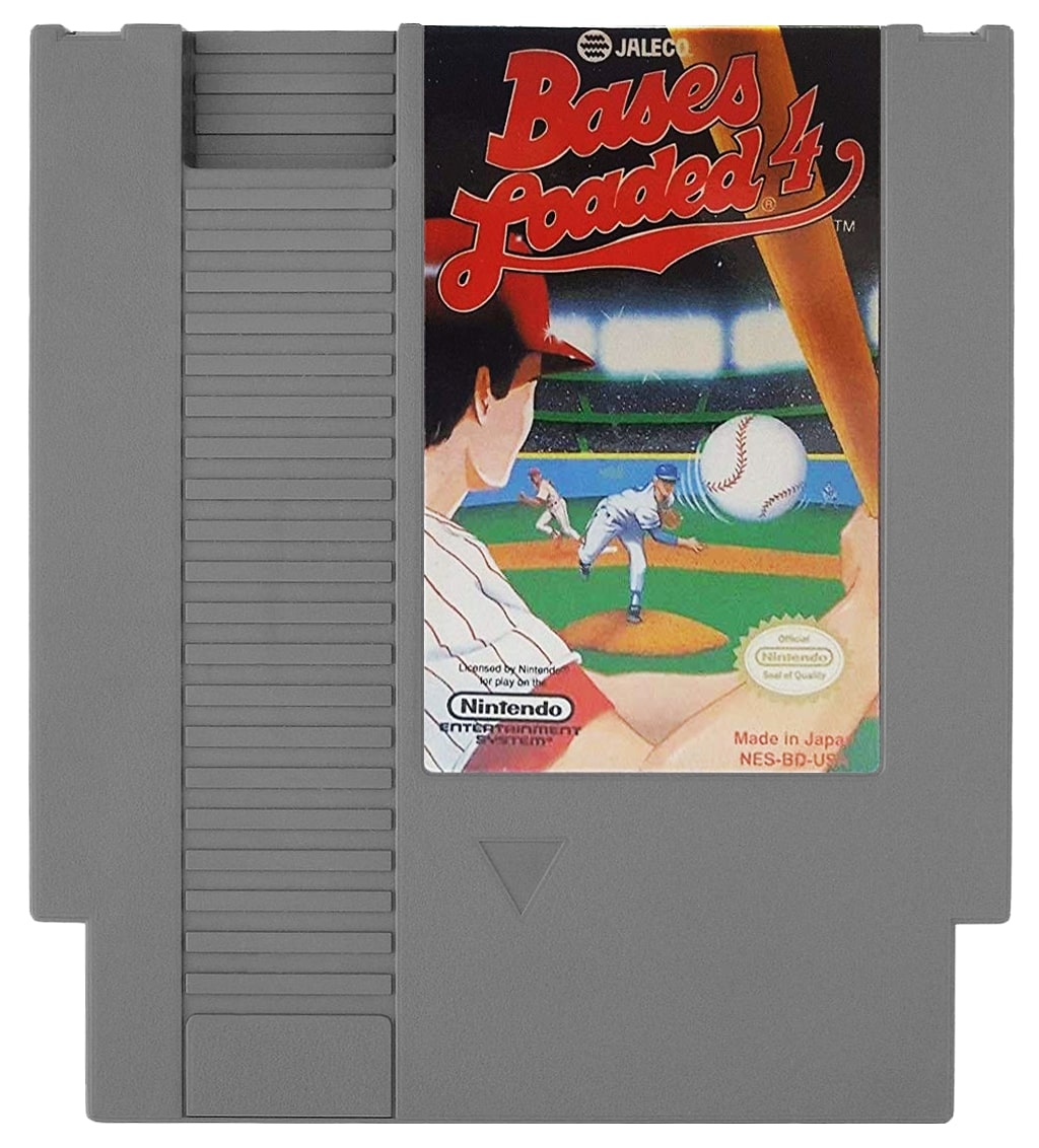 Bases Loaded 4 NES - Video Game - Used - CaveGamers - Image 3