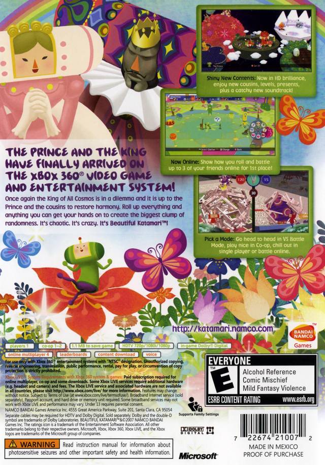Beautiful Katamari Xbox 360 - Video Game - Used - CaveGamers - Image 2