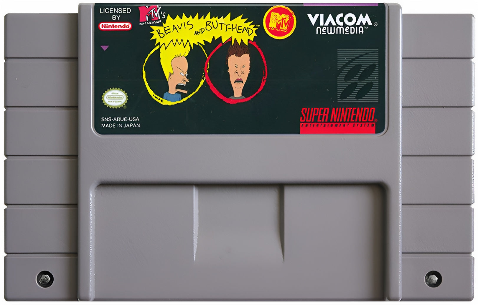 Beavis and Butthead SNES - Video Game - Used - CaveGamers - Image 3