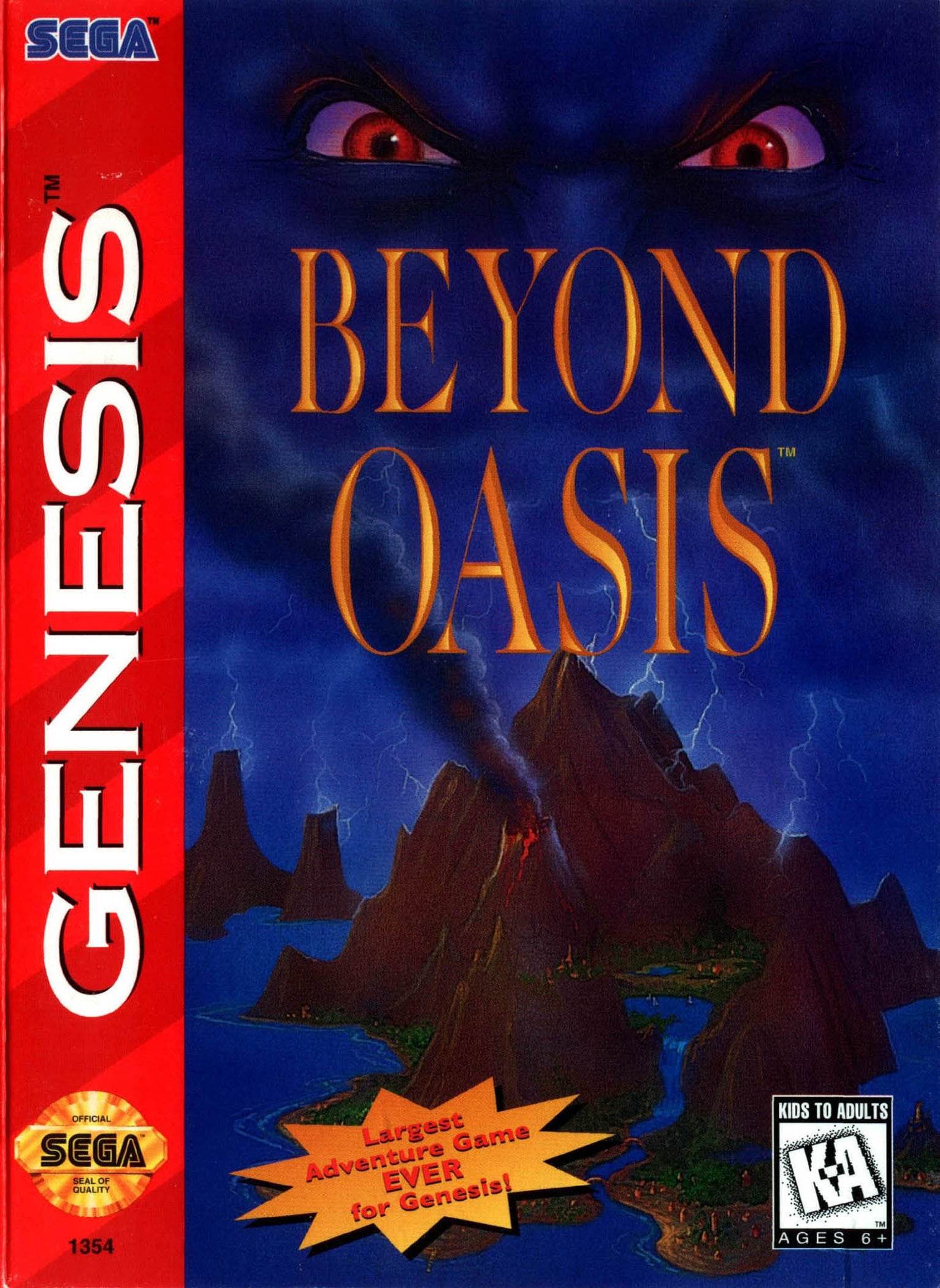 Beyond Oasis Genesis - Video Game - Used - CaveGamers