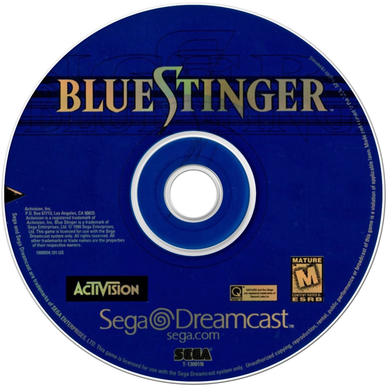 Blue Stinger DreamCast - Video Game - Used - CaveGamers - Image 3