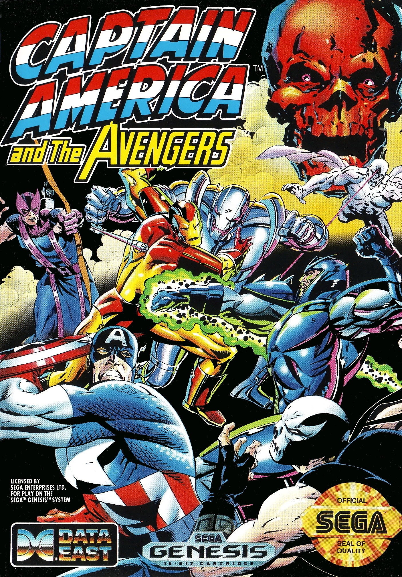 Captain America and the Avengers Genesis - Video Game - Used - CaveGamers
