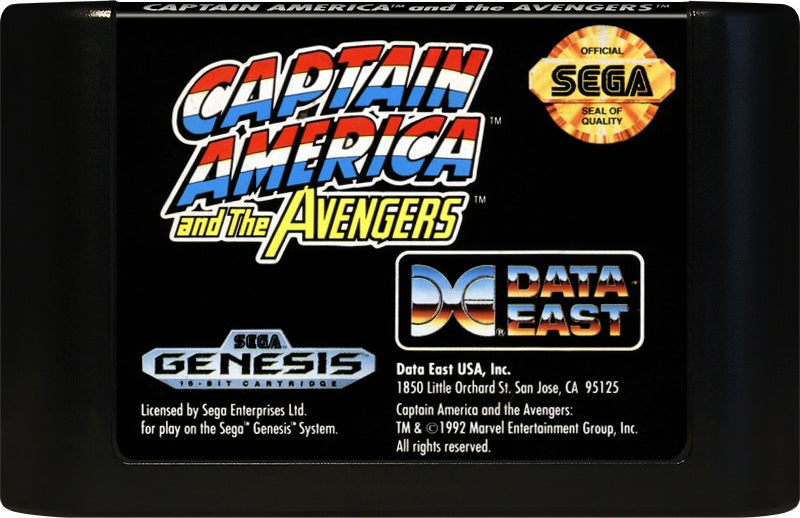 Captain America and the Avengers Genesis - Video Game - Used - CaveGamers - Image 3