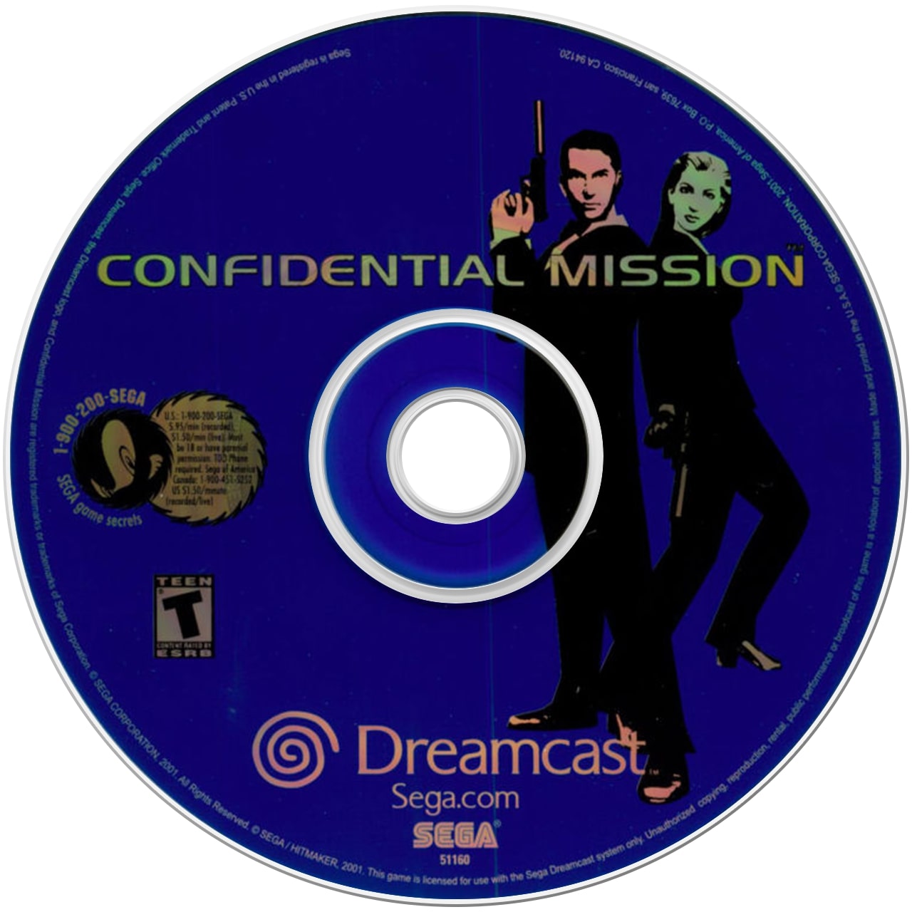Confidential Mission DreamCast - Video Game - Used - CaveGamers - Image 3