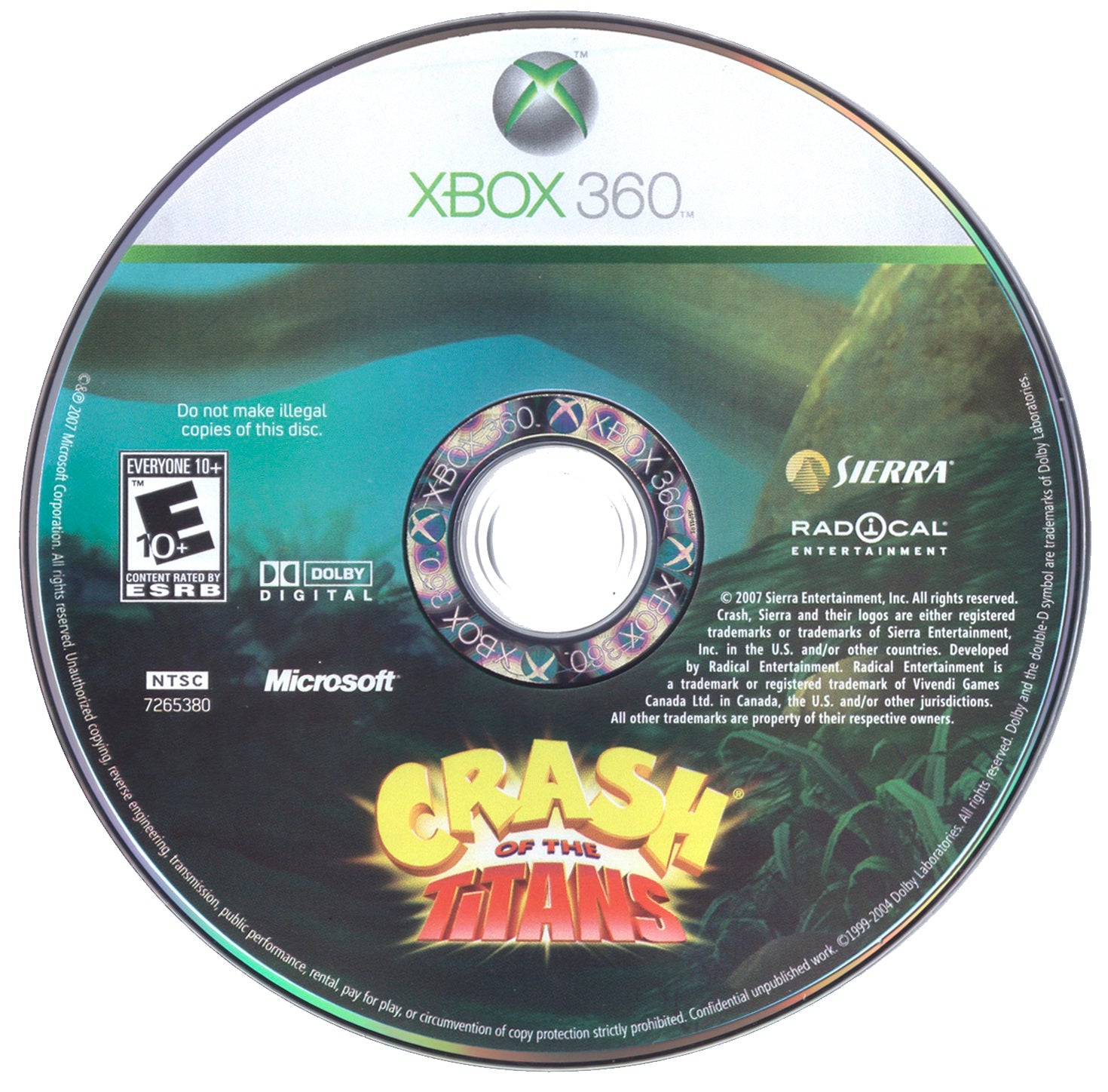 Crash of the Titans Xbox 360 - Video Game - Used - CaveGamers - Image 3