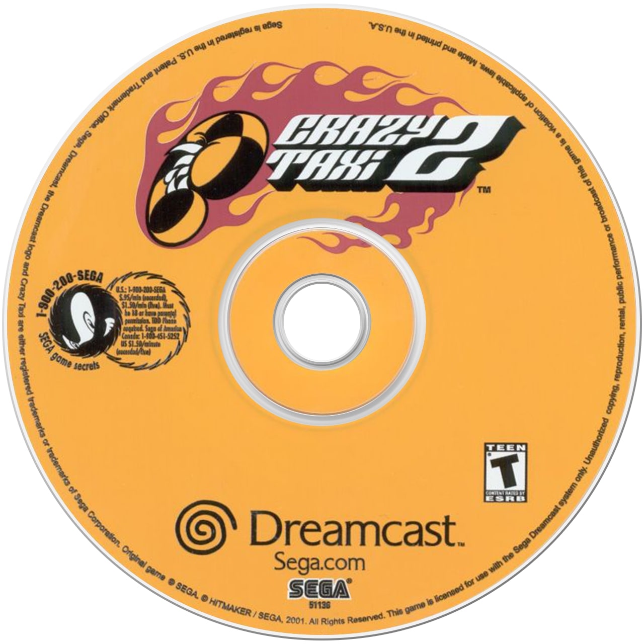Crazy Taxi 2 DreamCast - Video Game - Used - CaveGamers - Image 3