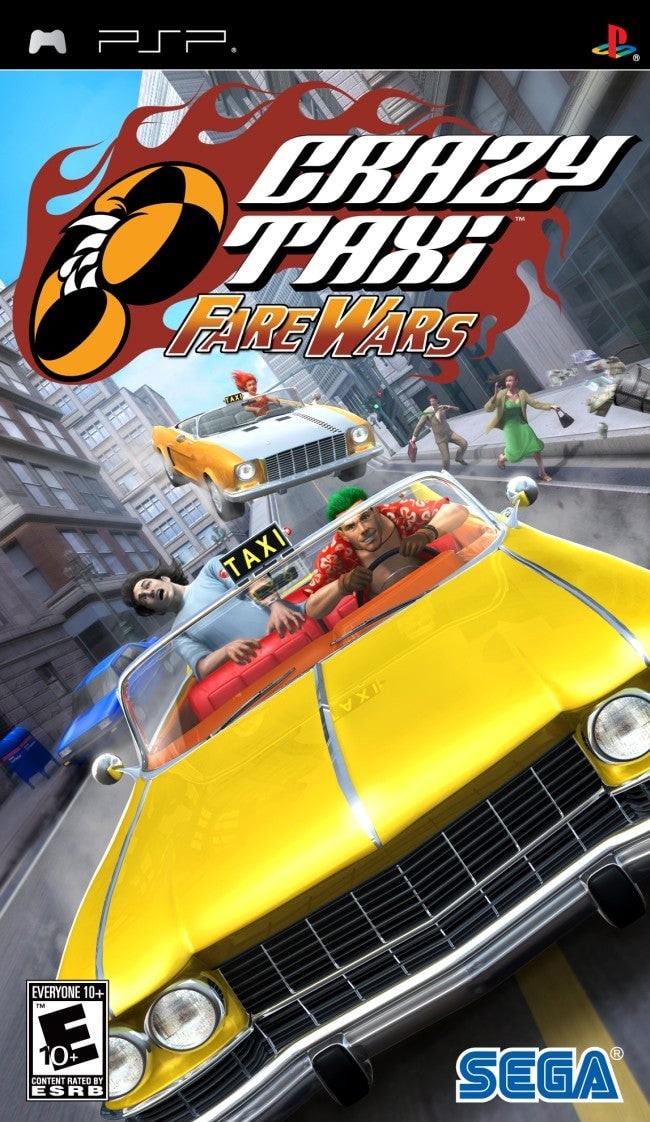 Crazy Taxi Fare Wars PSP - Video Game - Used - CaveGamers