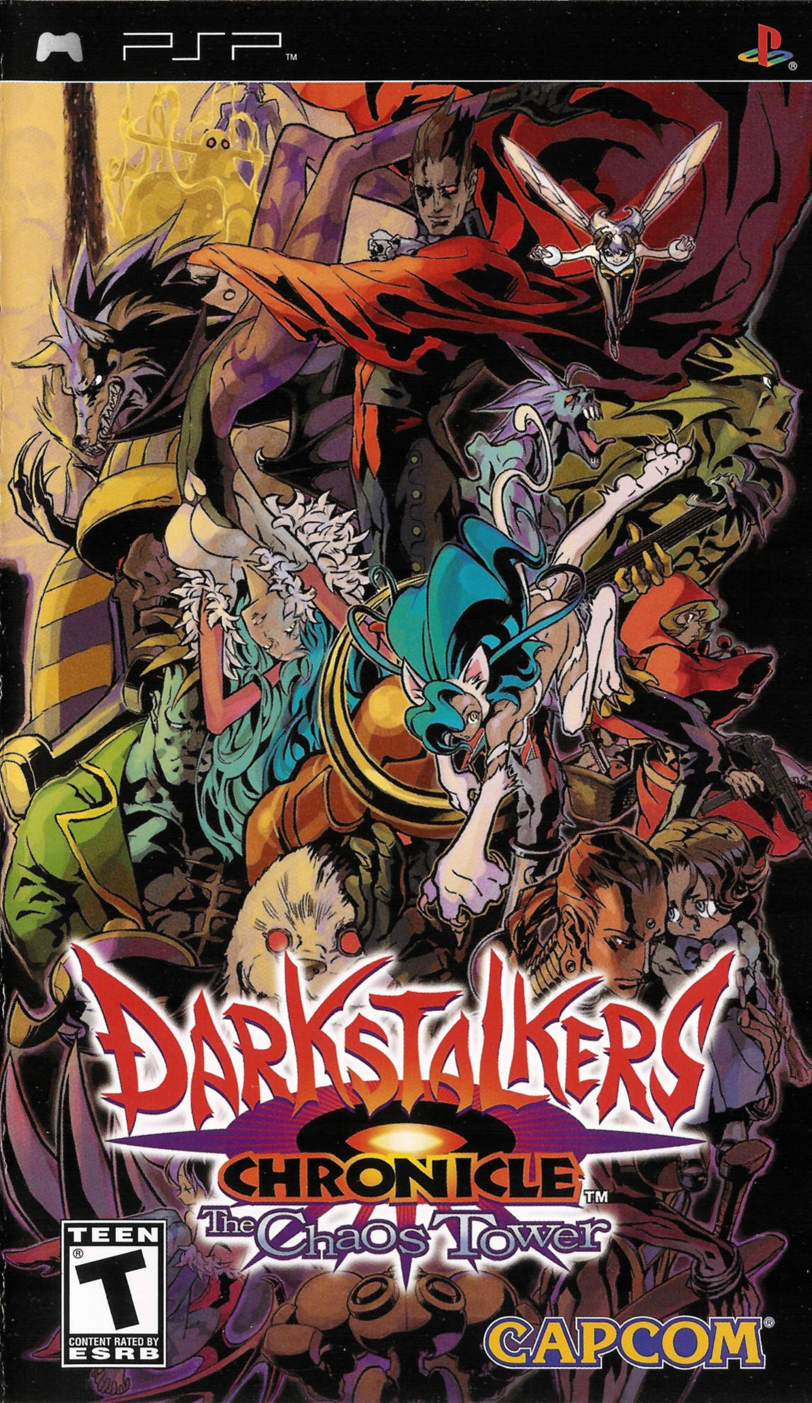 Darkstalkers Chronicle The Chaos Tower PSP - Video Game - Used - CaveGamers