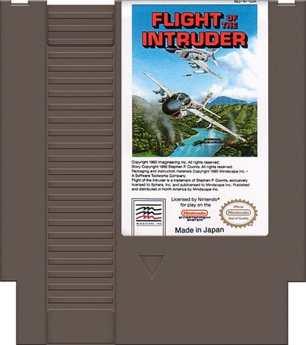 Flight of the Intruder NES - Video Game - Used - CaveGamers - Image 3