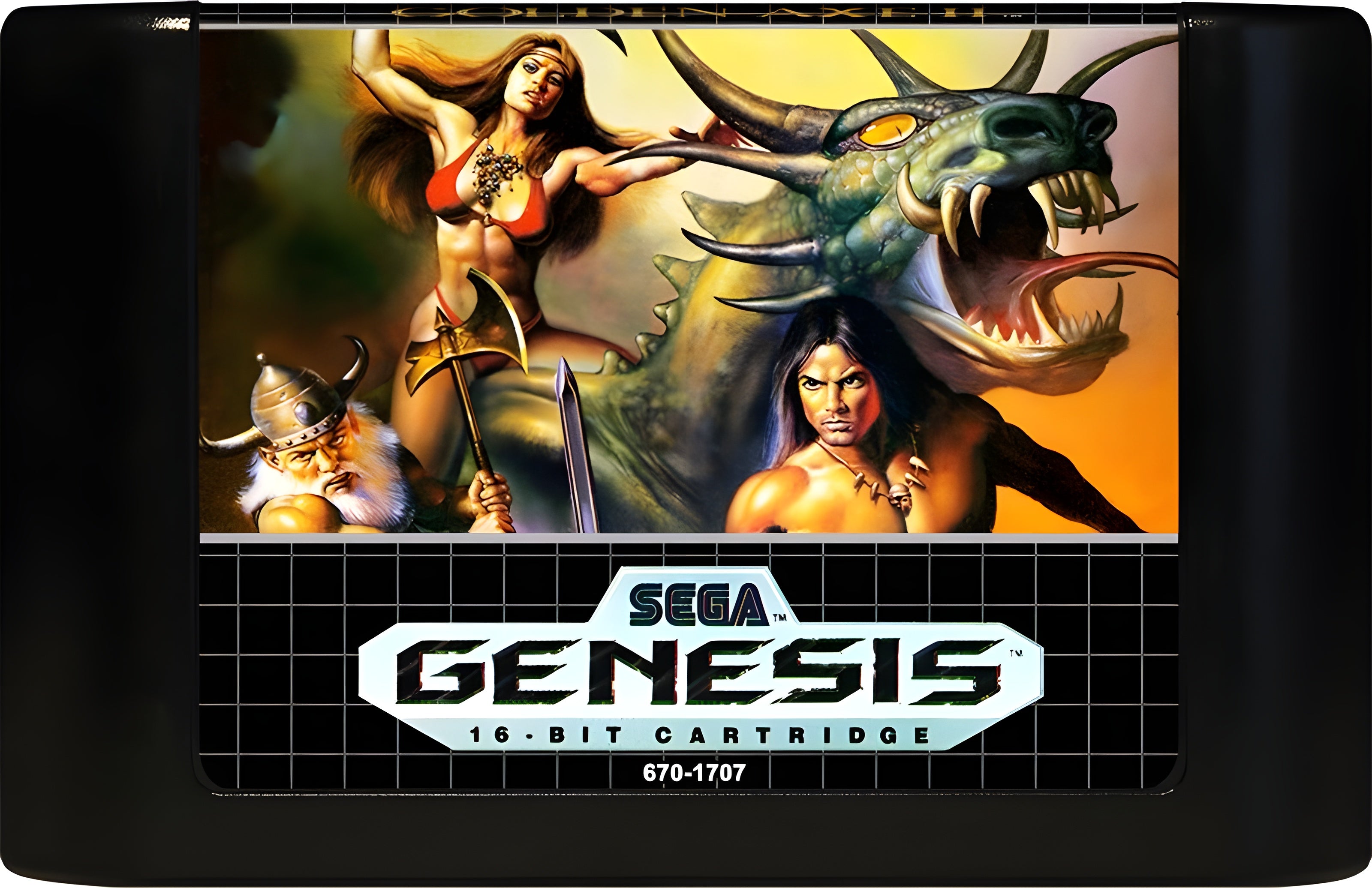 Golden Axe II Genesis - Video Game - Used - CaveGamers - Image 3
