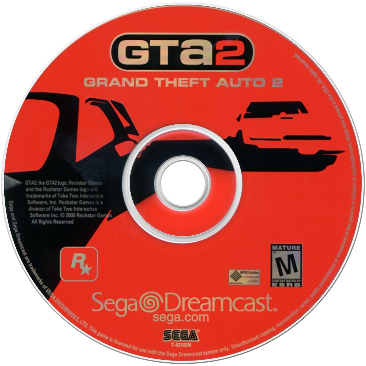 Grand Theft Auto 2 DreamCast - Video Game - Used - CaveGamers - Image 3