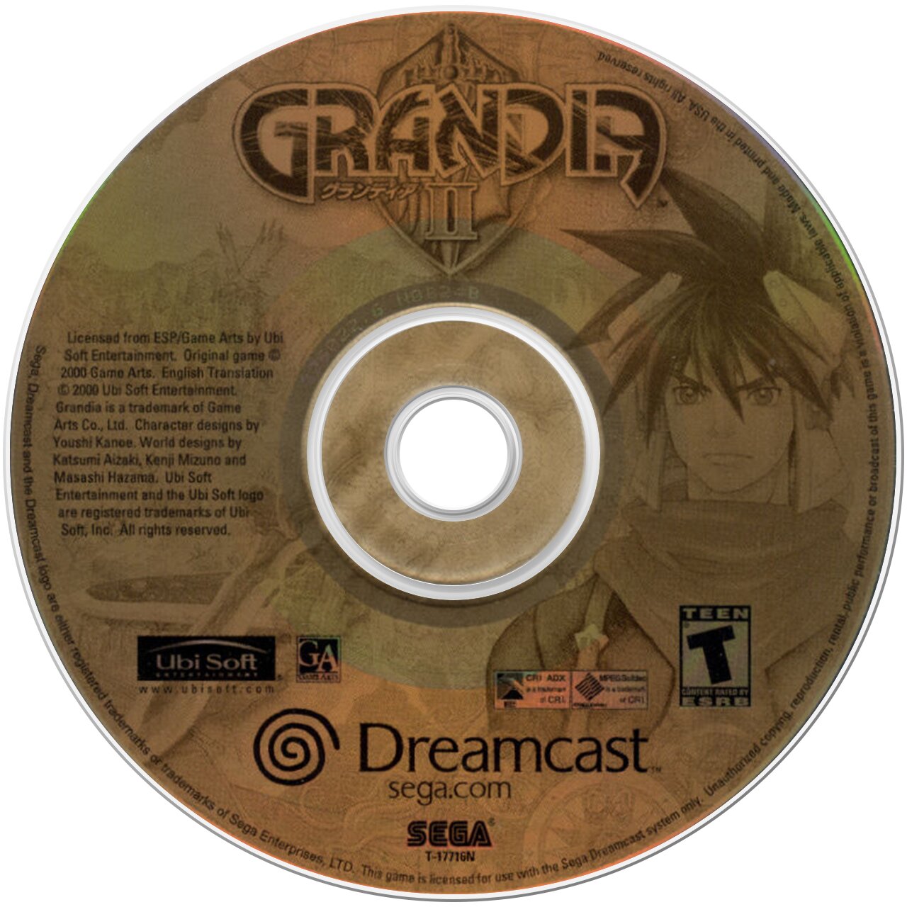 Grandia II DreamCast - Video Game - Used - CaveGamers - Image 3