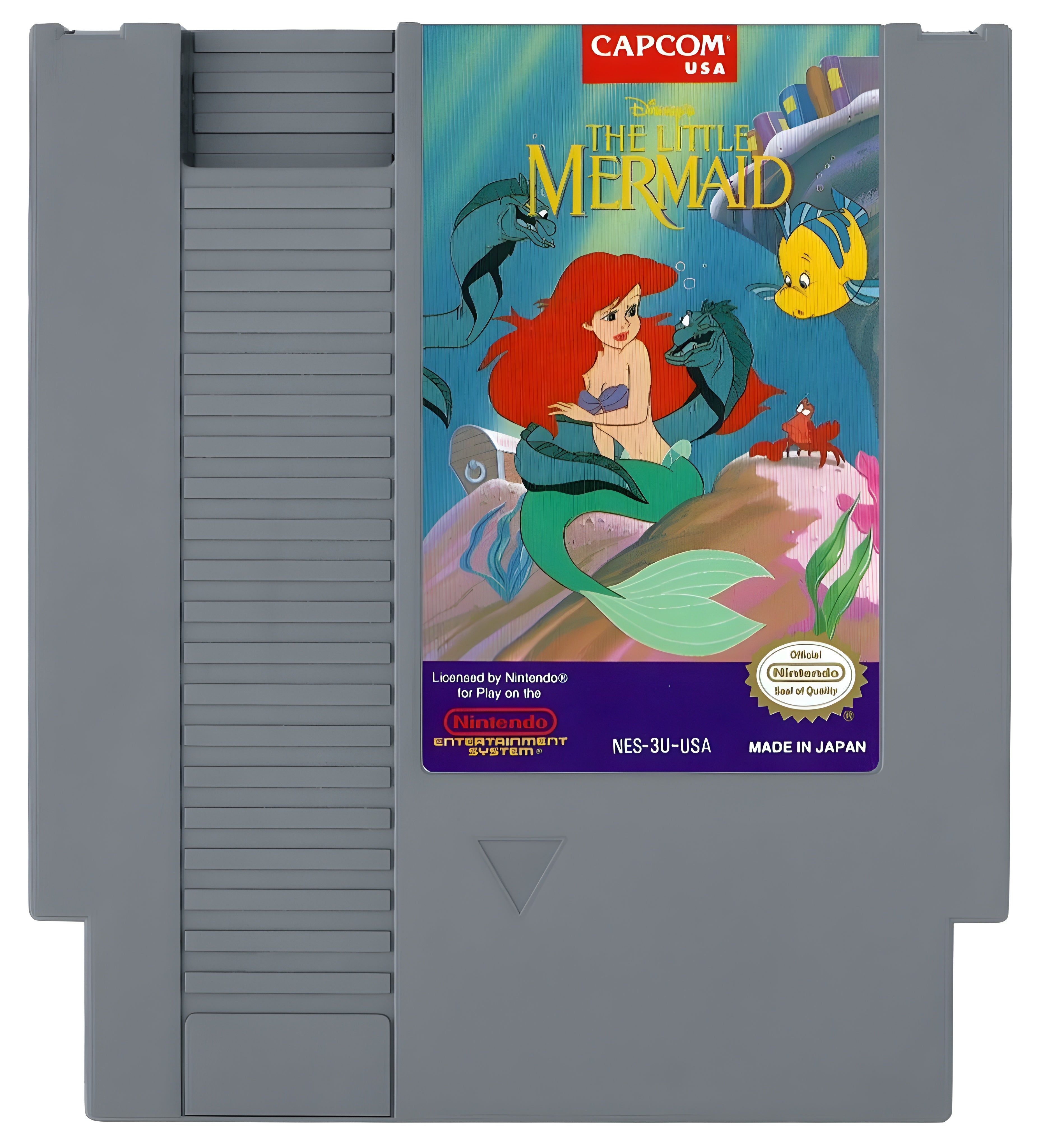 Little Mermaid NES - Video Game - Used - CaveGamers - Image 3
