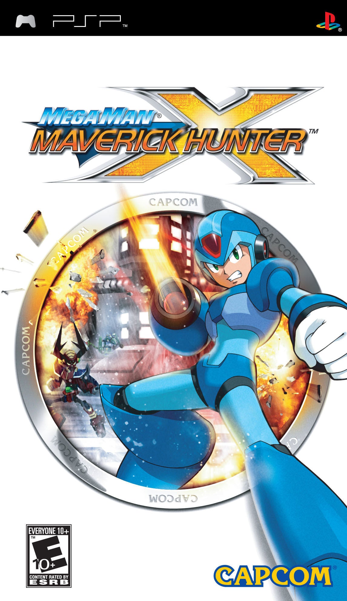 Mega Man Maverick Hunter X PSP - Video Game - Used - CaveGamers