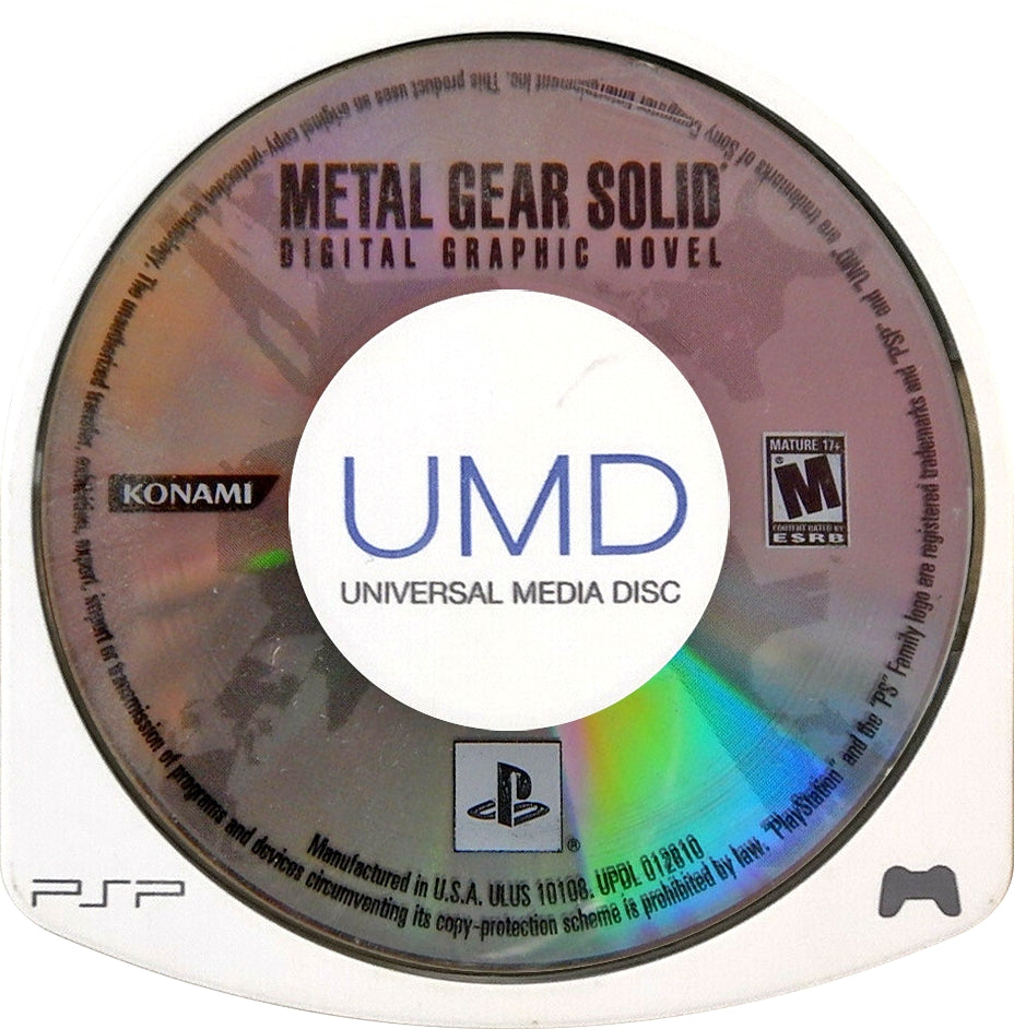 Metal Gear Solid Digital Graphic Novel PSP - Video Game - Used - CaveGamers - Image 3