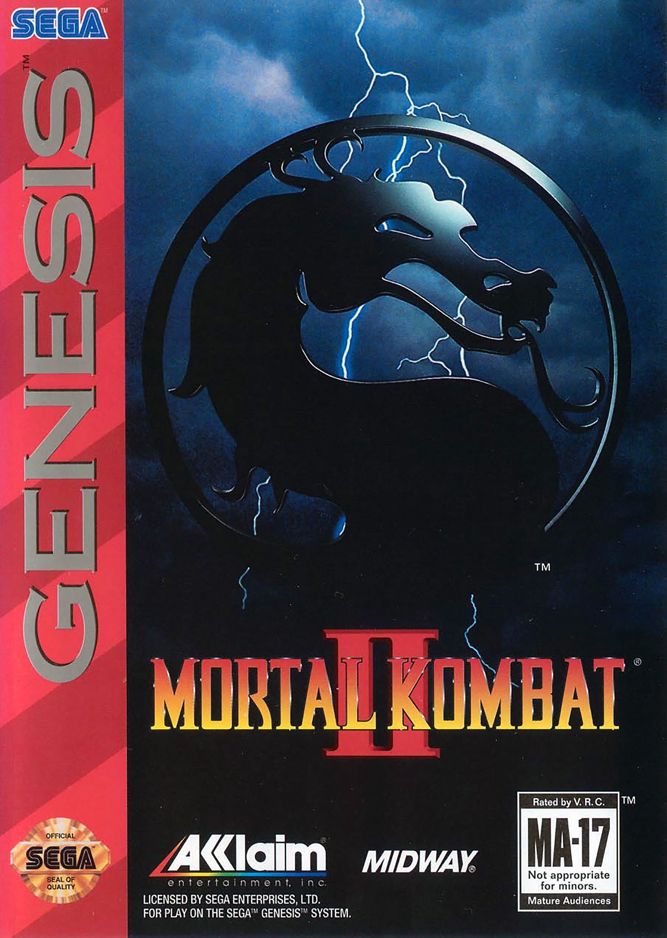 Mortal Kombat II Genesis - Video Game - Used - CaveGamers