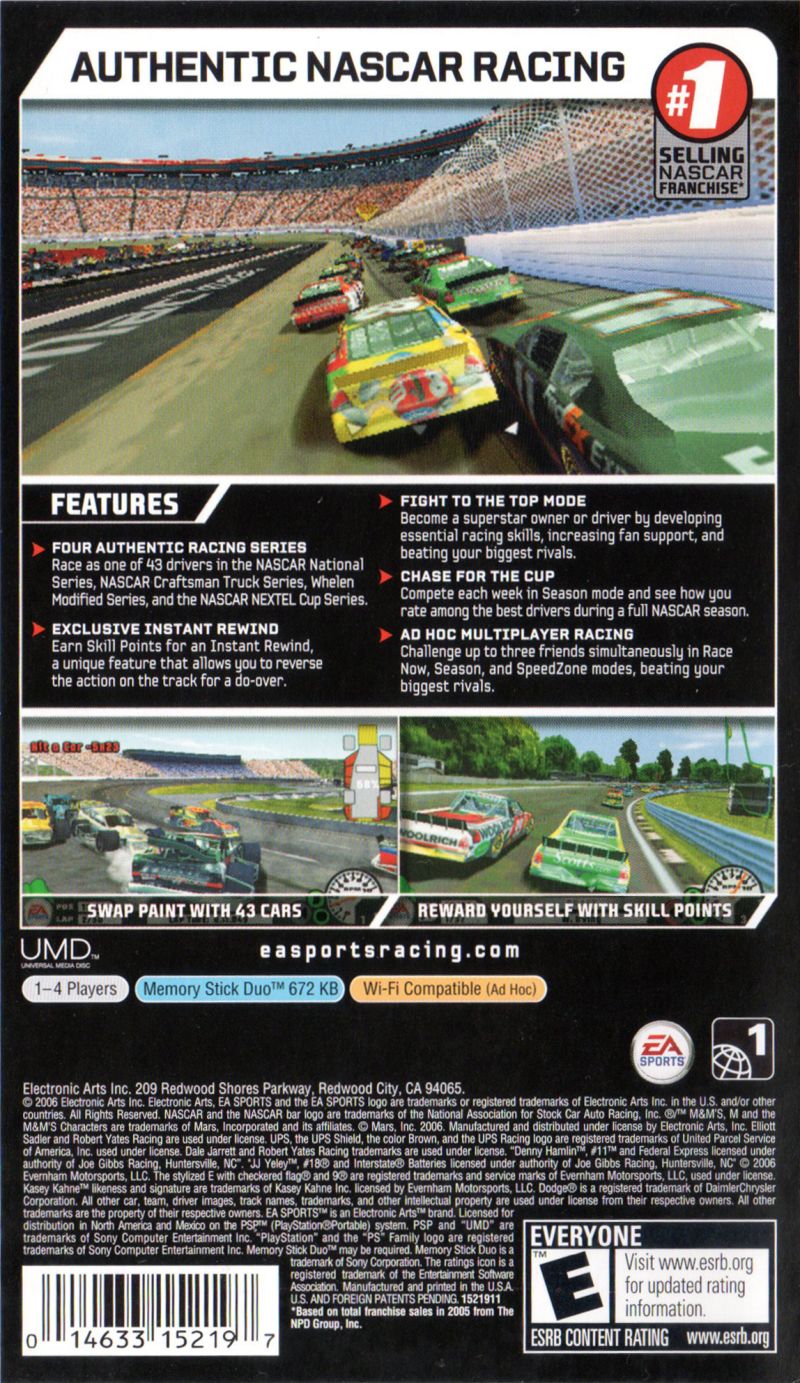 NASCAR PSP - Video Game - Used - CaveGamers - Image 2