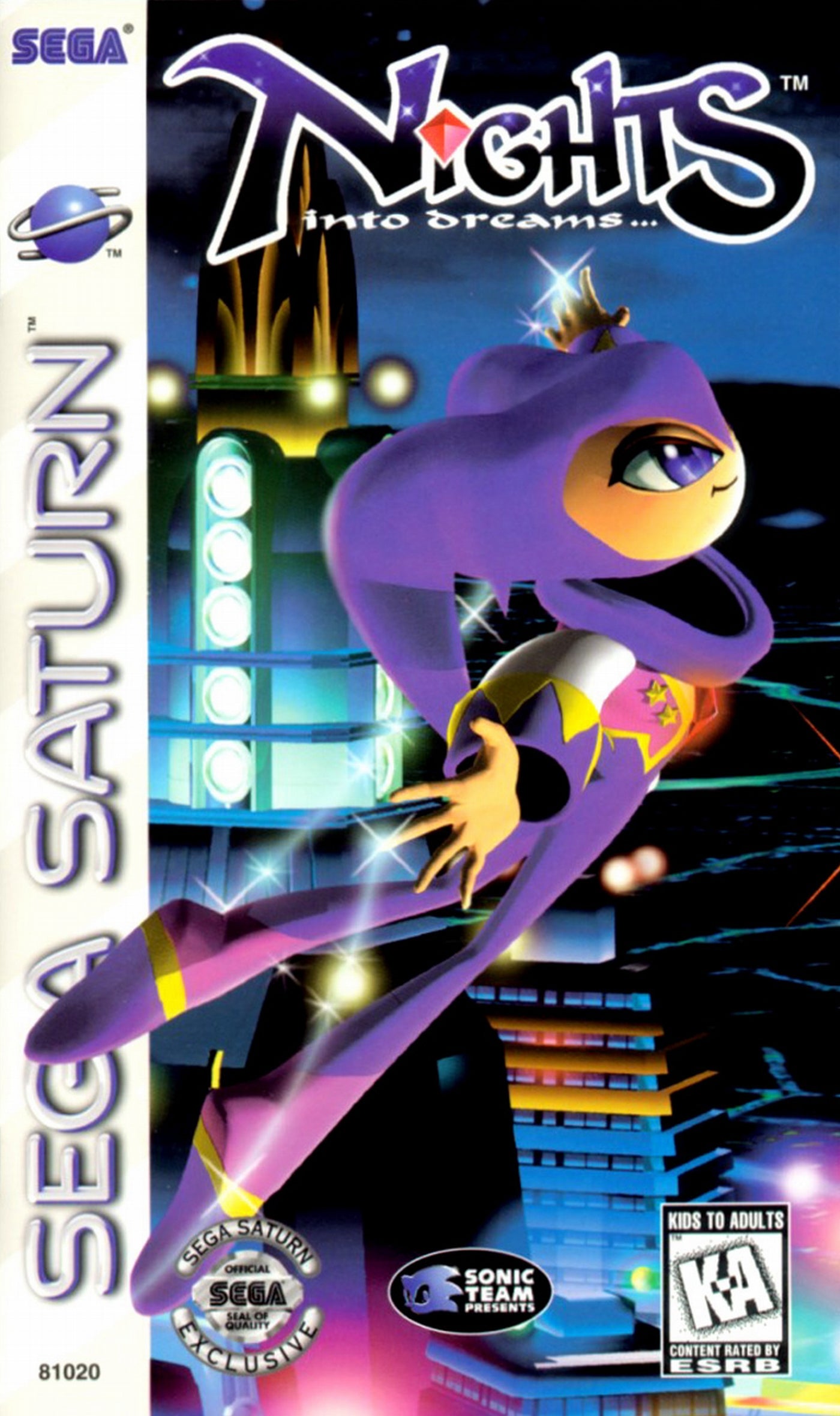 Nights Into Dreams Saturn - Video Game - Used - CaveGamers