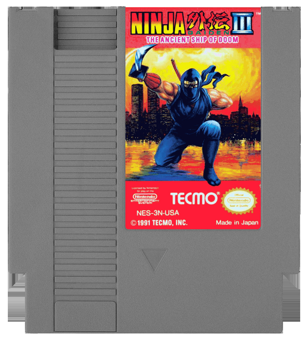 Ninja Gaiden III: The Ancient Ship of Doom NES - Video Game - Used - CaveGamers - Image 3