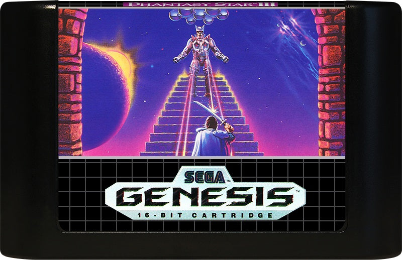 Phantasy Star III Generations of Doom Genesis - Video Game - Used - CaveGamers - Image 3