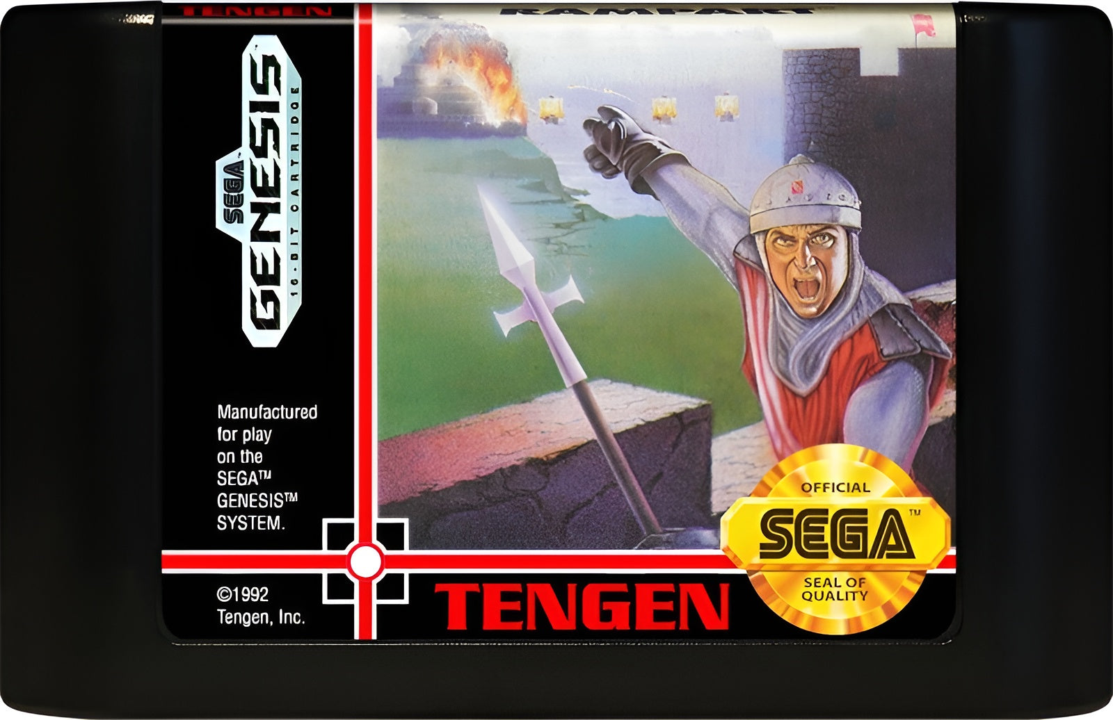 Rampart Genesis - Video Game - Used - CaveGamers - Image 3