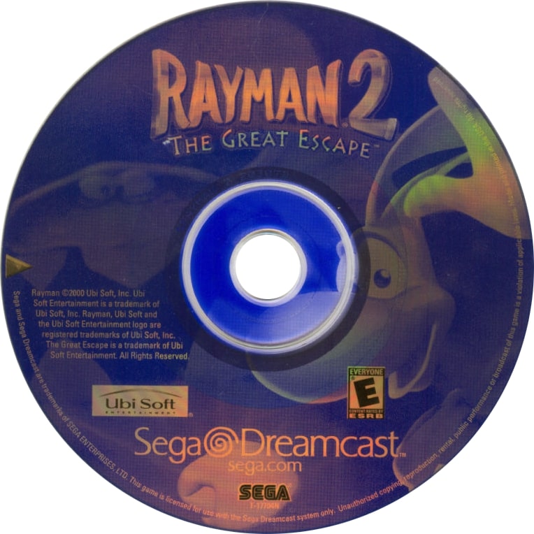 Rayman 2 The Great Escape DreamCast - Video Game - Used - CaveGamers - Image 3