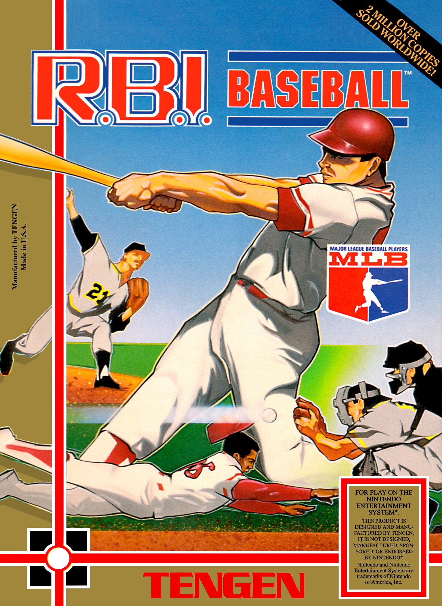 RBI Baseball NES - Video Game - Used - CaveGamers