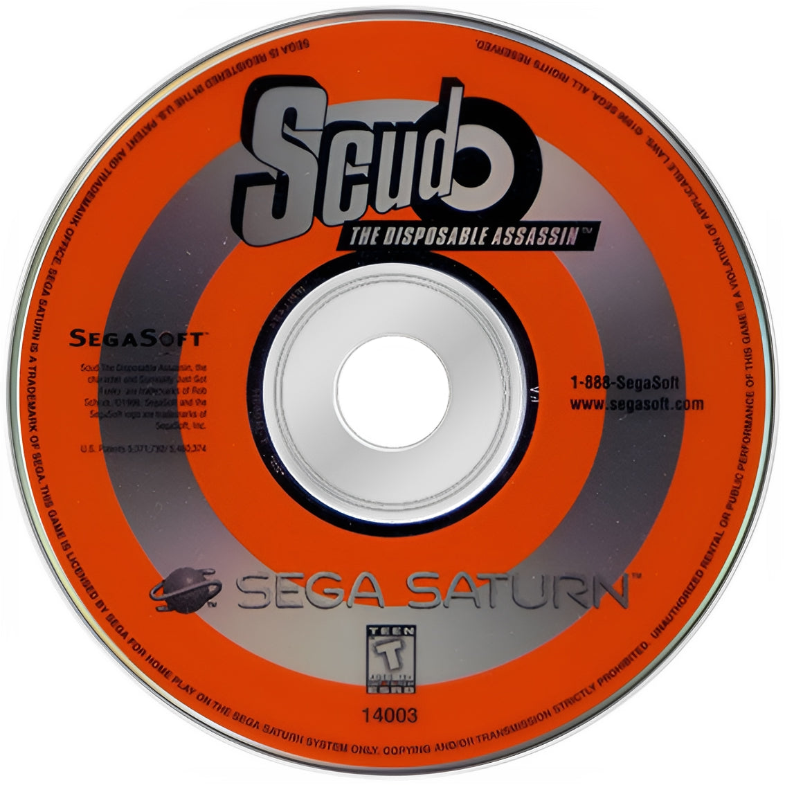 Scud The Disposable Assassin Saturn - Video Game - Used - CaveGamers - Image 3