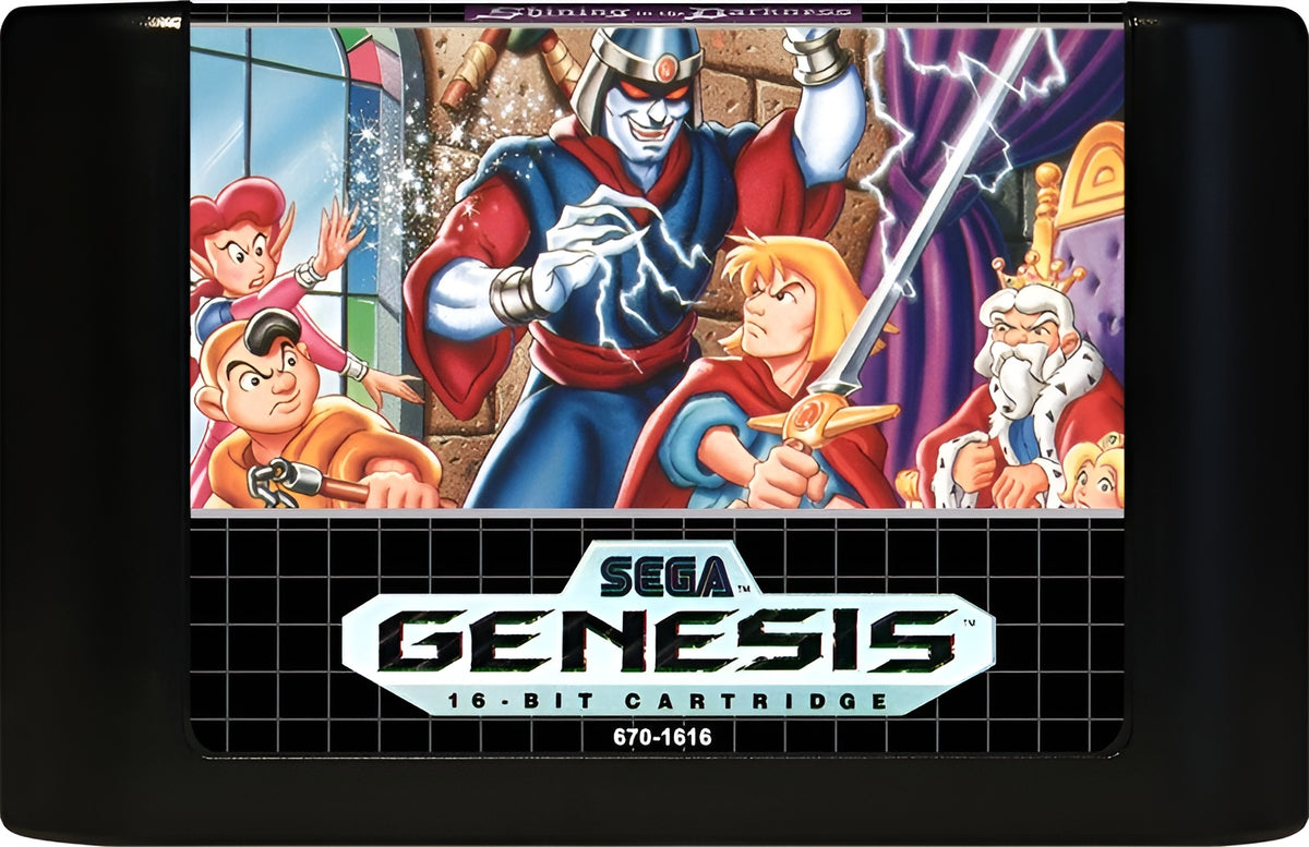 Shining in the Darkness Genesis - Video Game - Used - CaveGamers - Image 3