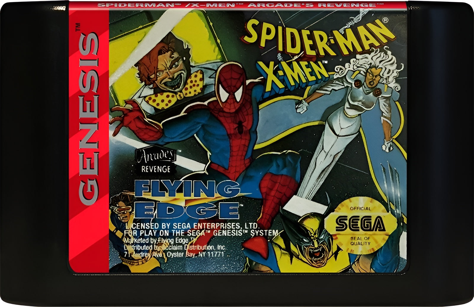 Spiderman X-Men Arcade's Revenge Genesis - Video Game - Used - CaveGamers - Image 3