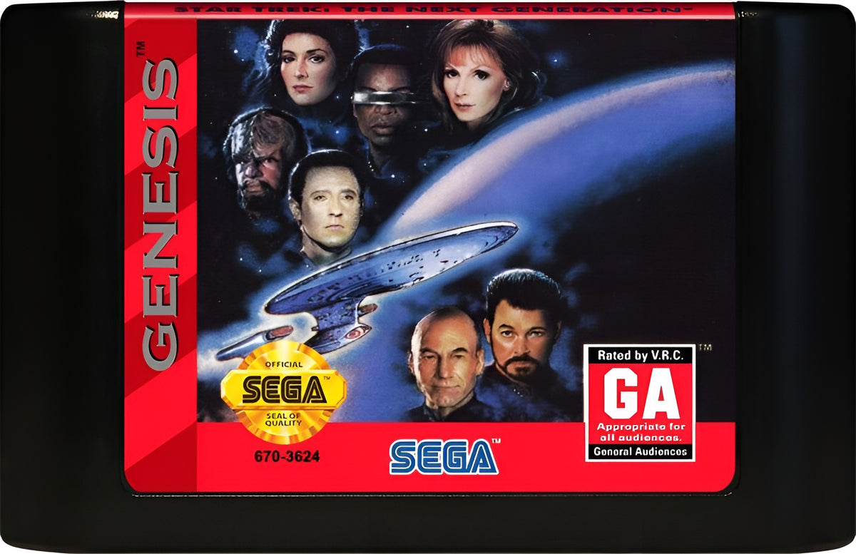 Star Trek Next Generation Echoes From the Past Genesis - Video Game - Used - CaveGamers - Image 3