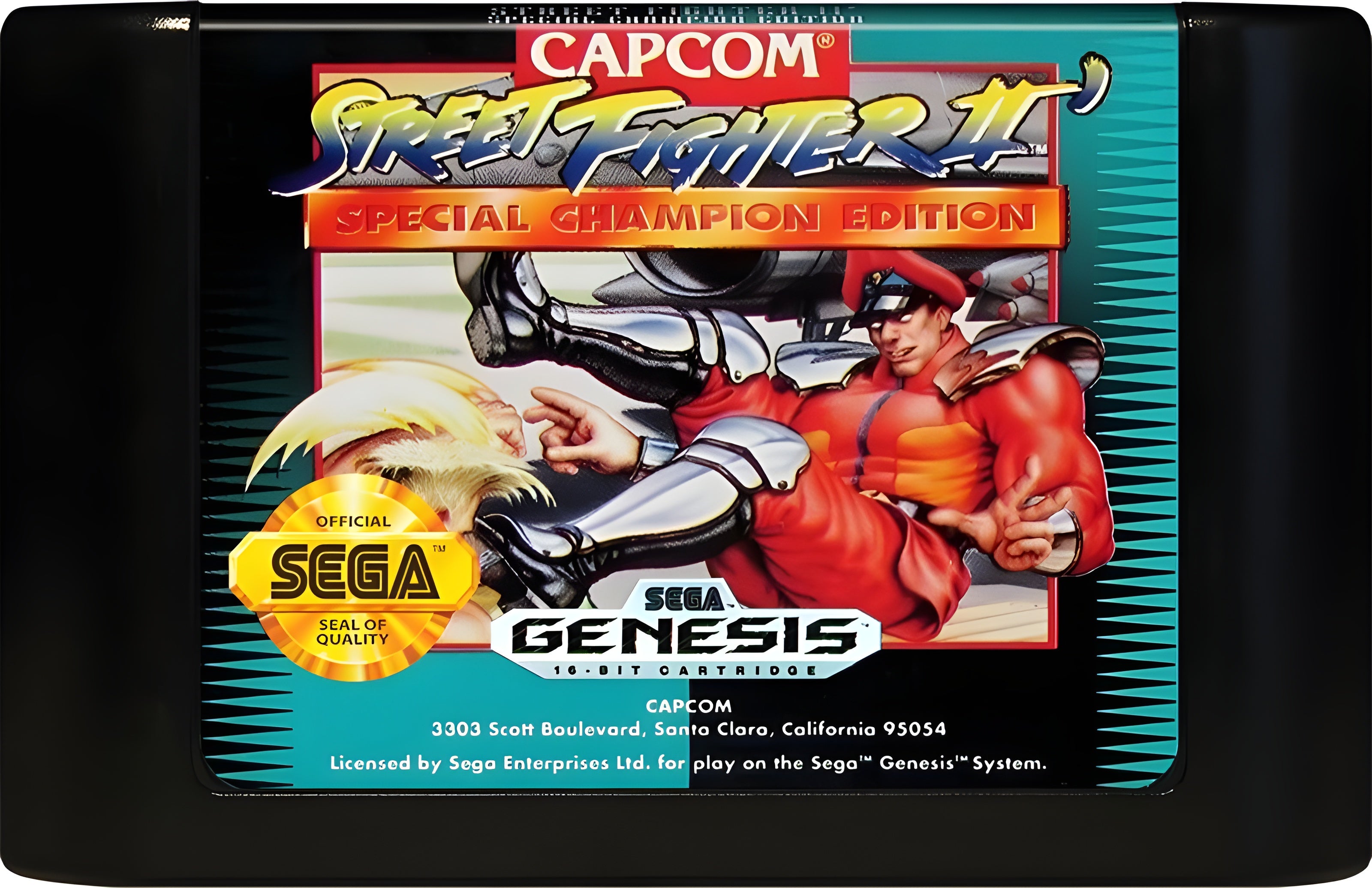 Street Fighter II Special Champion Edition Genesis - Video Game - Used - CaveGamers - Image 3