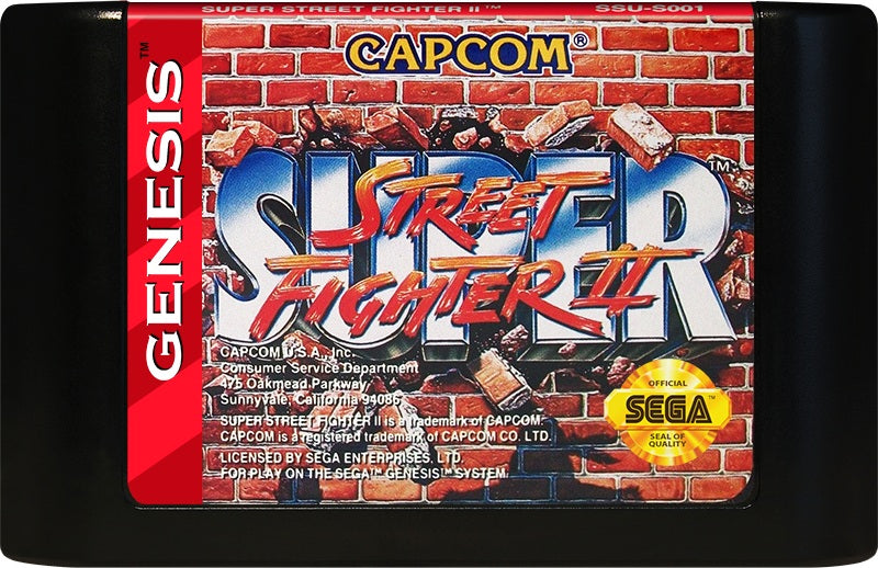 Super Street Fighter II Genesis - Video Game - Used - CaveGamers - Image 3