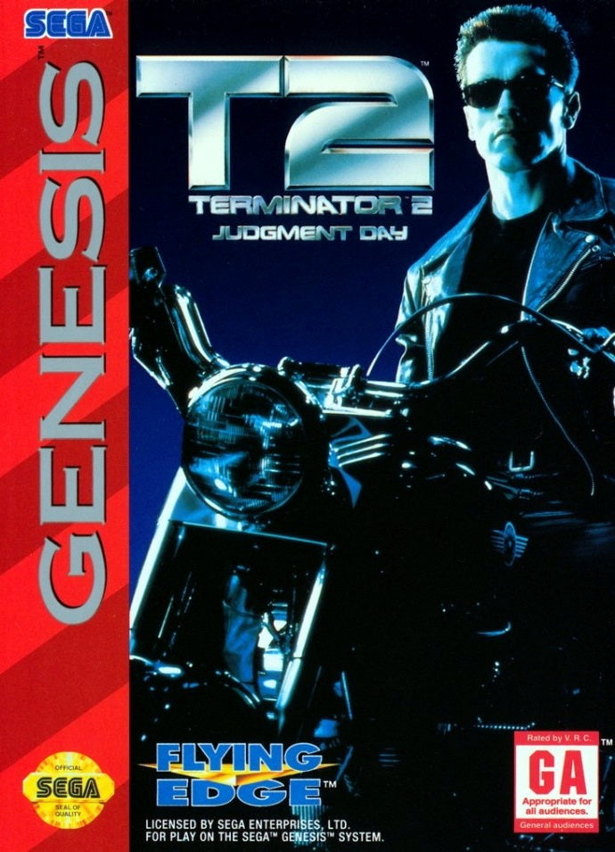 Terminator 2 Judgment Day Genesis - Video Game - Used - CaveGamers